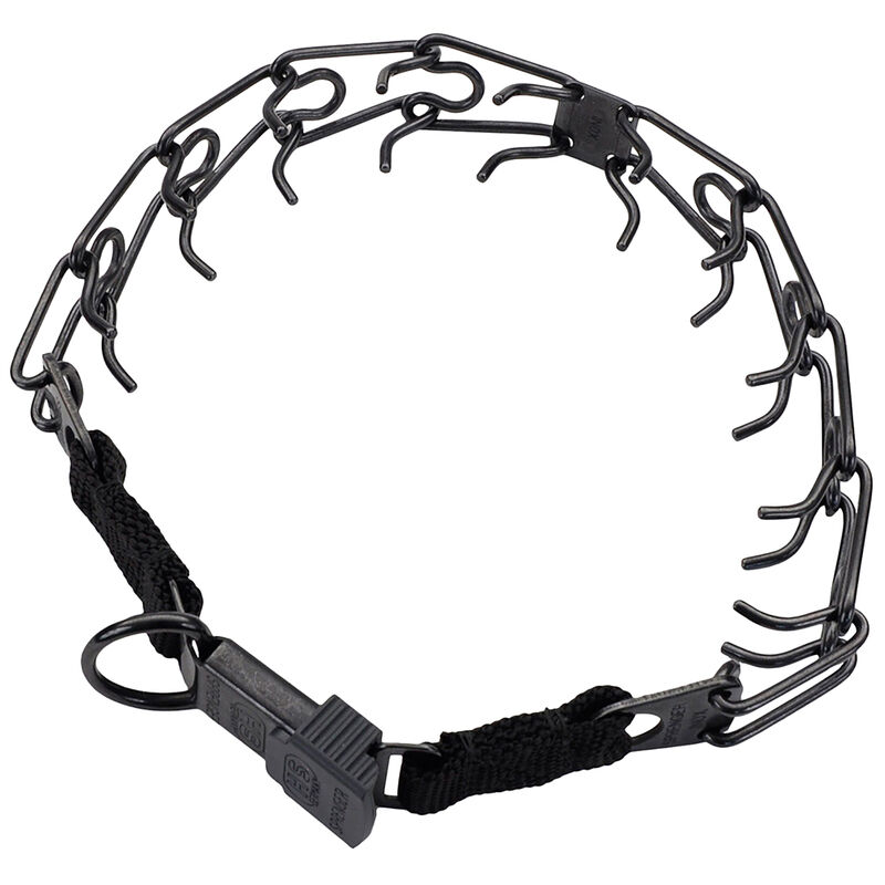 Coastal, Herm. Sprenger Ultra-Plus Prong Training Collar with ClicLock - Black Stainless - Dog Colla image number null