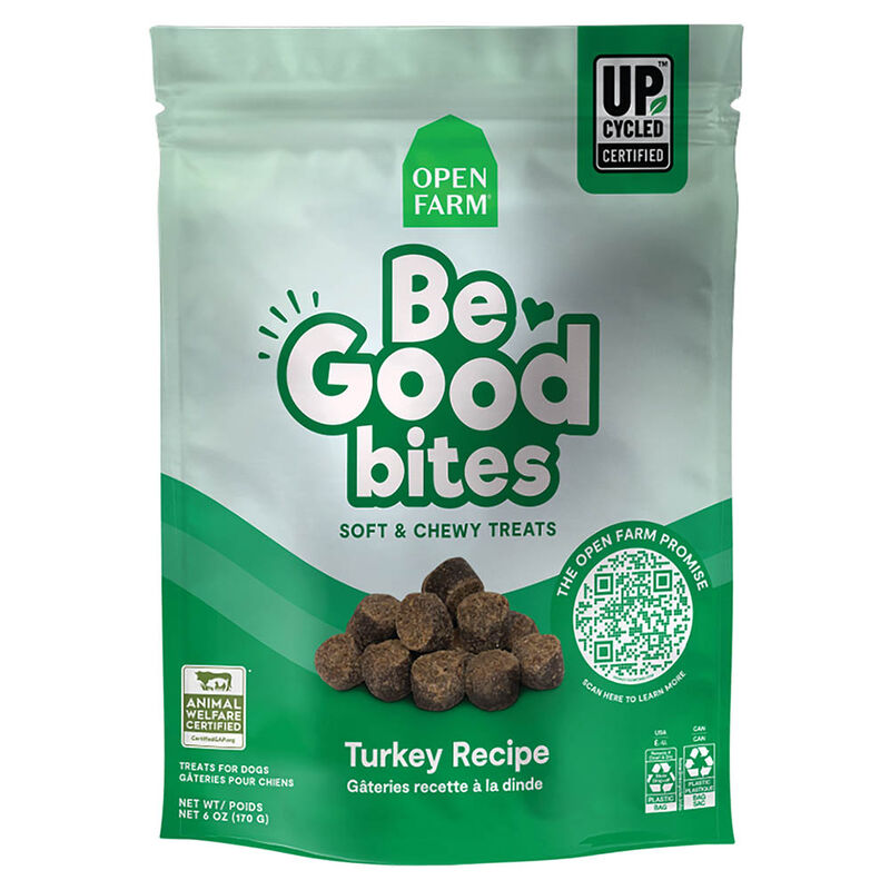 Open Farm, Be Good Bites - Turkey Soft & Chewy Dog Treats - 170 g - Dog Treat image number null
