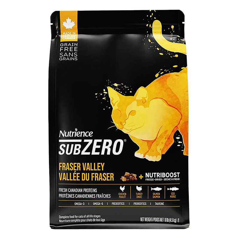 Nutrience, Adult Feline - SubZero Grain Free - Fraser Valley - Dry Cat Food image number null