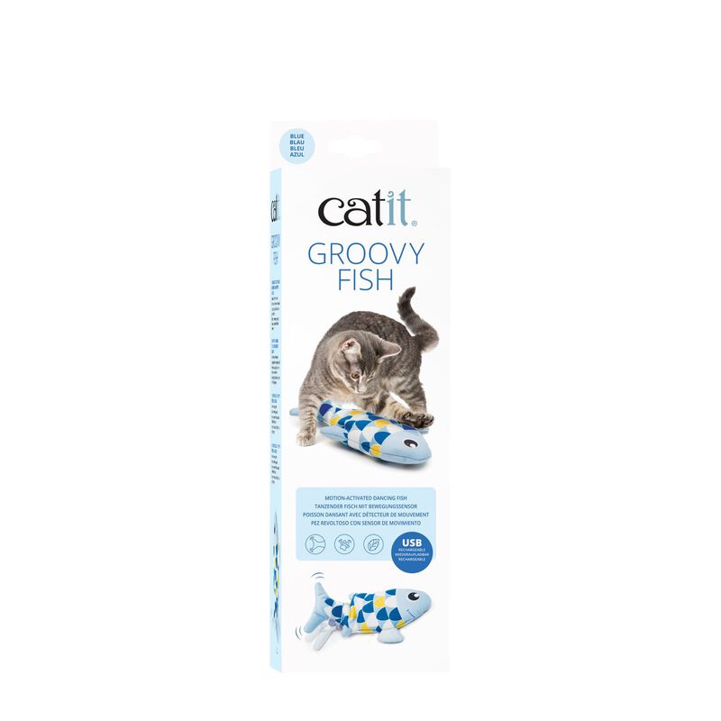 Catit, Groovy Fish Blue image number null