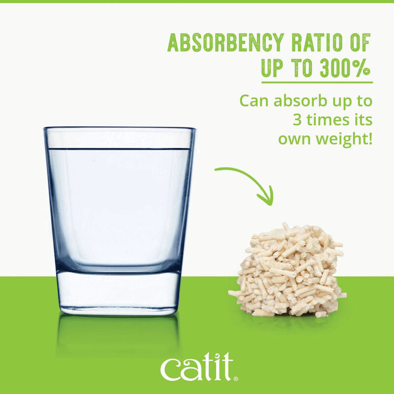 Catit Go Natural! Pea Husk Clumping Cat Litter Unscented - 5.6kg image number null