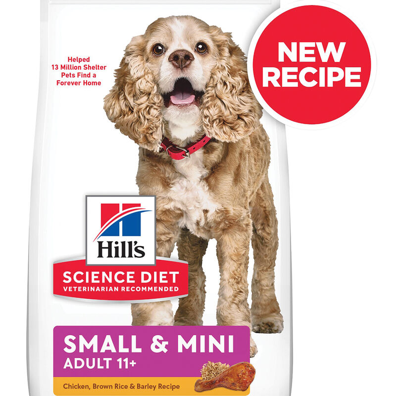 Science Diet, Adult 11+ Small Paws Chicken Meal, Barley & Brown Rice Recipe Dry Dog Food - Dry Dog F image number null