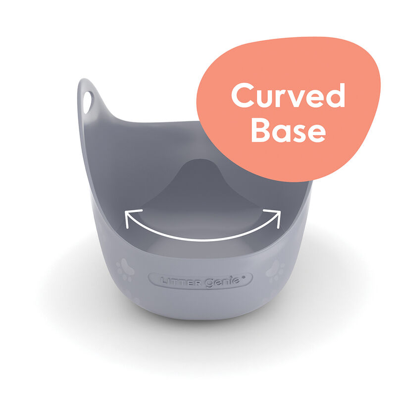 Litter Genie, Cat Litter Box With Scoop, Grey image number null