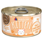 Weruva, Can, Kitten, Tuna & Salmon in Hydrating Puree - 85 g - Pate  - Wet Cat Food image number null