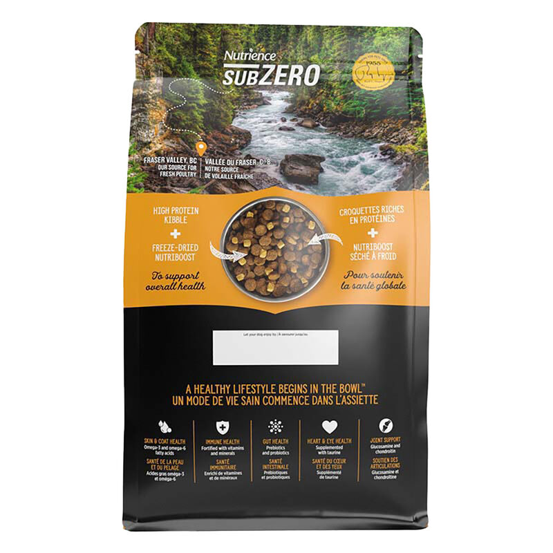 Nutrience, Adult Large Breed - SubZero Grain Free - Fraser Valley - 10 kg - Dry Dog Food image number null