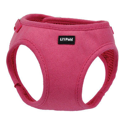 Microfiber Harness, Pink, X-Small - 3/8" x 8"-10"