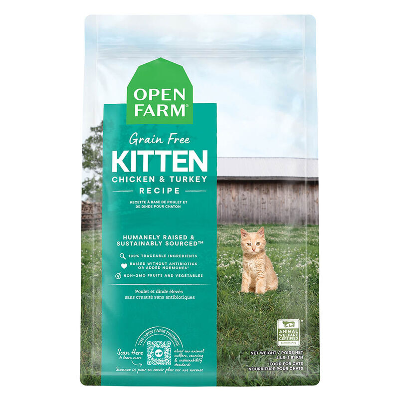 Open Farm,  Kitten Recipe - Dry Cat Food image number null