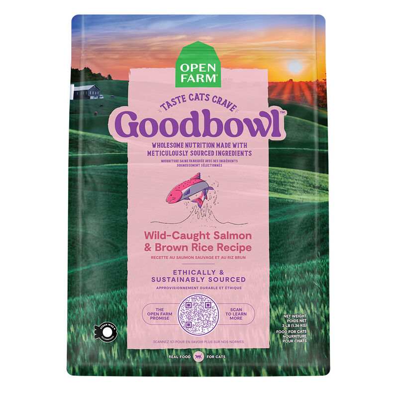 Open Farm, GoodBowl - Salmon & Brown Rice - Dry Cat Food image number null