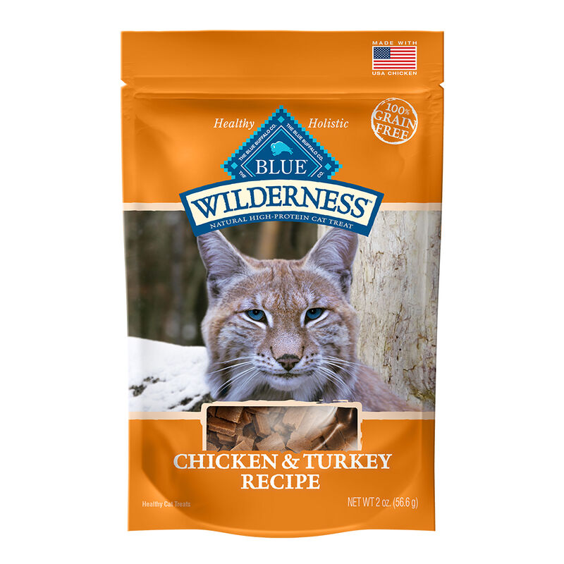 Blue Buffalo, Feline Treat - Wilderness - Chicken & Turkey - 56 g - Cat Treat image number null