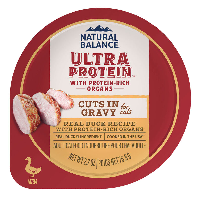 Natural Balance, Ultra Protein - Duck & Organ Meats in Gravy - Wet Cat Food image number null