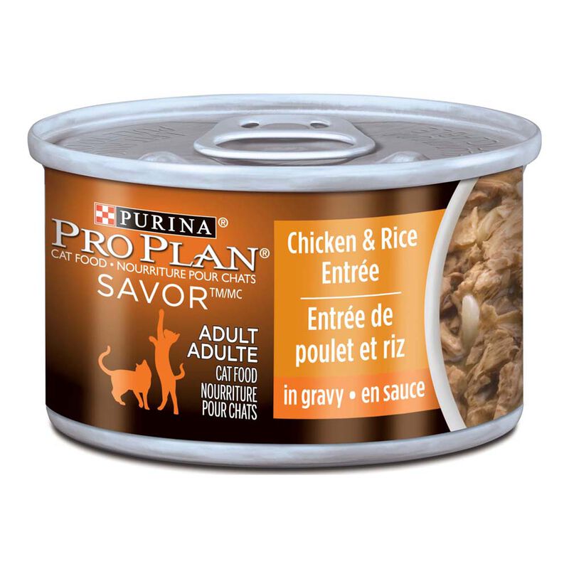 Purina Pro Plan Complete Essentials Chicken & Rice EntrÃ©e in Gravy Adult Wet Cat Food 85g image number null