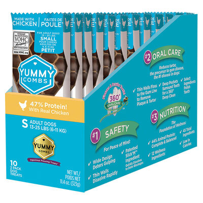 Pet's Best Life, Yummy Combs - Chicken - Small