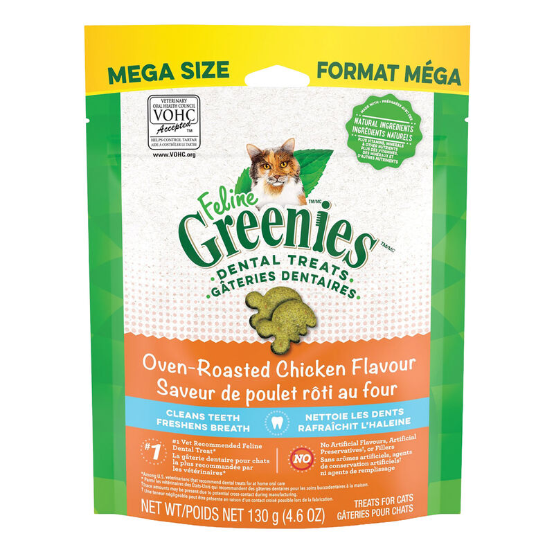 Greenies, Feline Dental Treat - Chicken - Cat Treat image number null