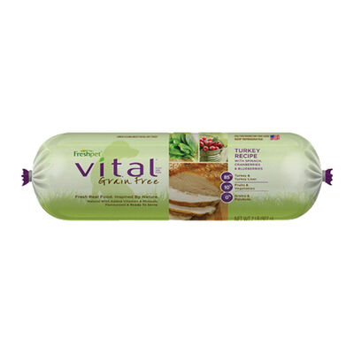Fresh Pet, Vital Rolls, Turkey with Vegetables - 2 lb