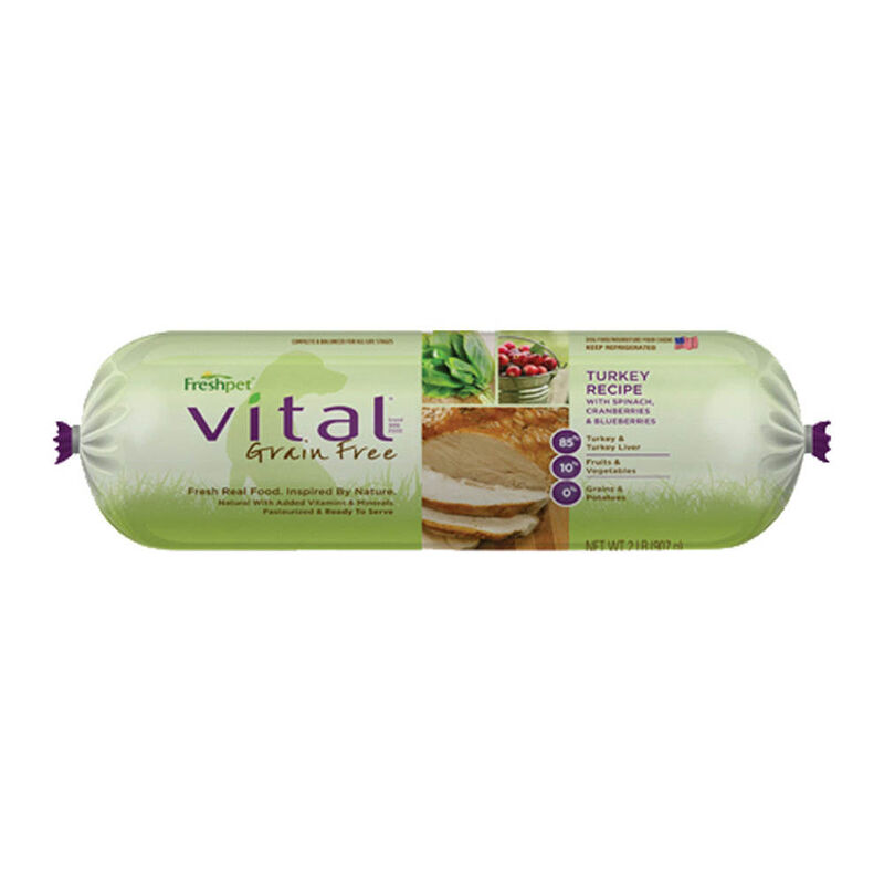 Fresh Pet, Vital Rolls, Turkey with Vegetables - 2 lb image number null