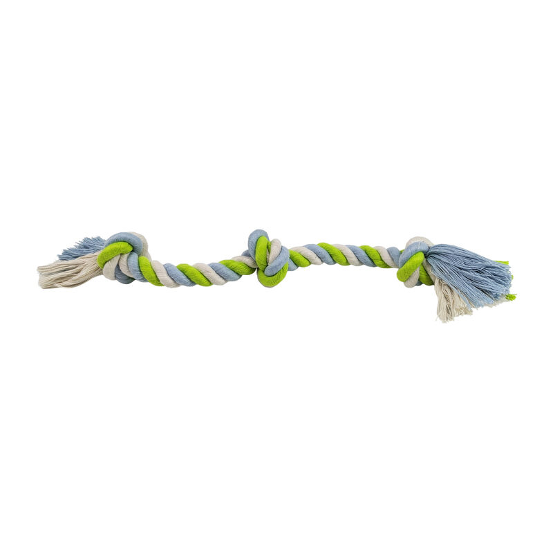 Bozzy 3 Knots Twisted Rope Dog Toy image number null