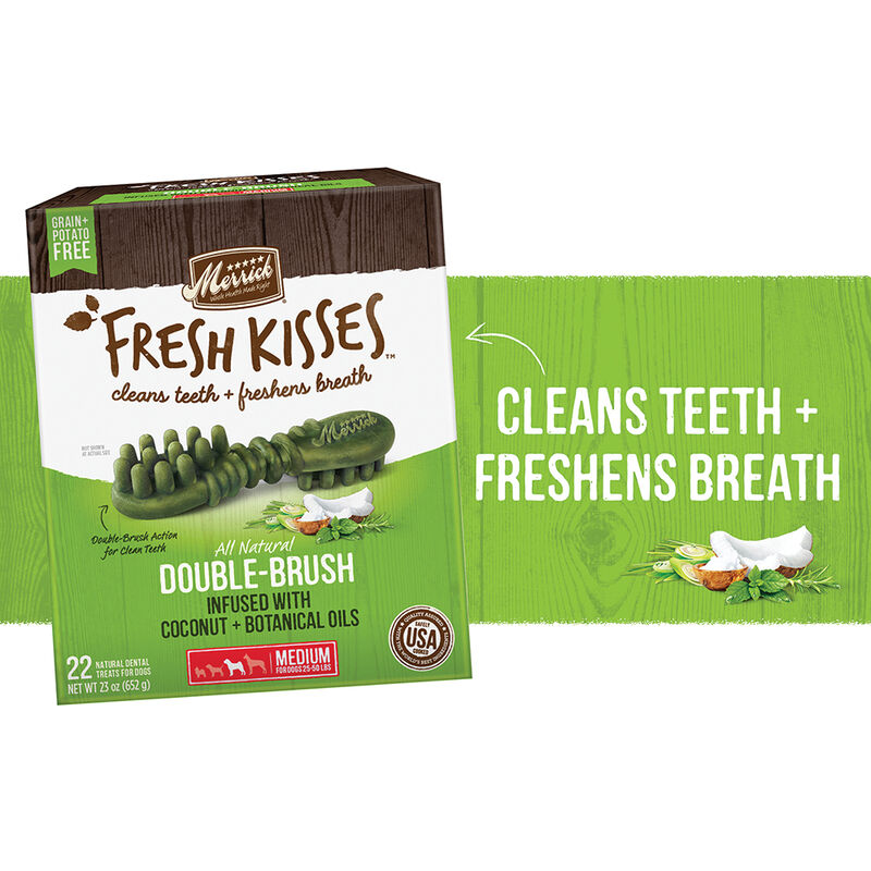 Merrick, Fresh Kisses Brush - Coconut - Dog Treat image number null