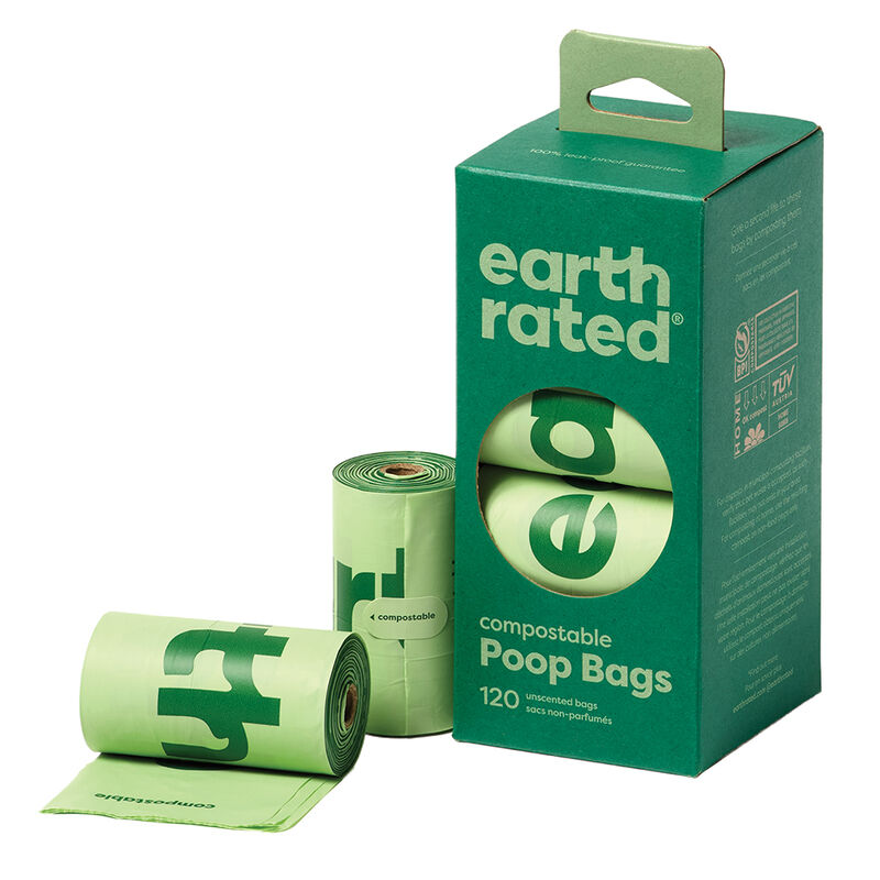 Earth Rated, PoopBags Compostable Refill Rolls - 120 Ct image number null