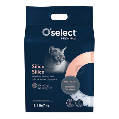 O'select, Absorbent Silica Litter - 7 kg
