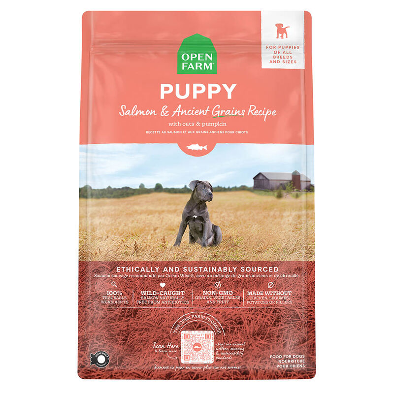 Puppy Salmon & Ancient Grains Recipe - 9.98 kg - Dry Dog Food image number null