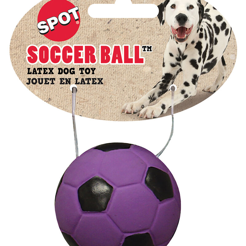 SPOT, Latex Soccer Ball  - 2" - Interactive Dog Toy image number null