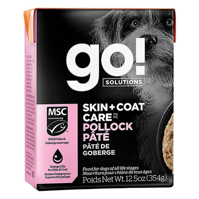 GO! SOLUTIONS, SKIN + COAT CARE Pollock PÃ¢tÃ© for dogs