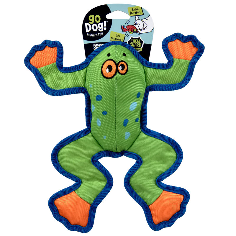 goDog Flap 'N Fun Freddy Frog - Dog Toy image number null