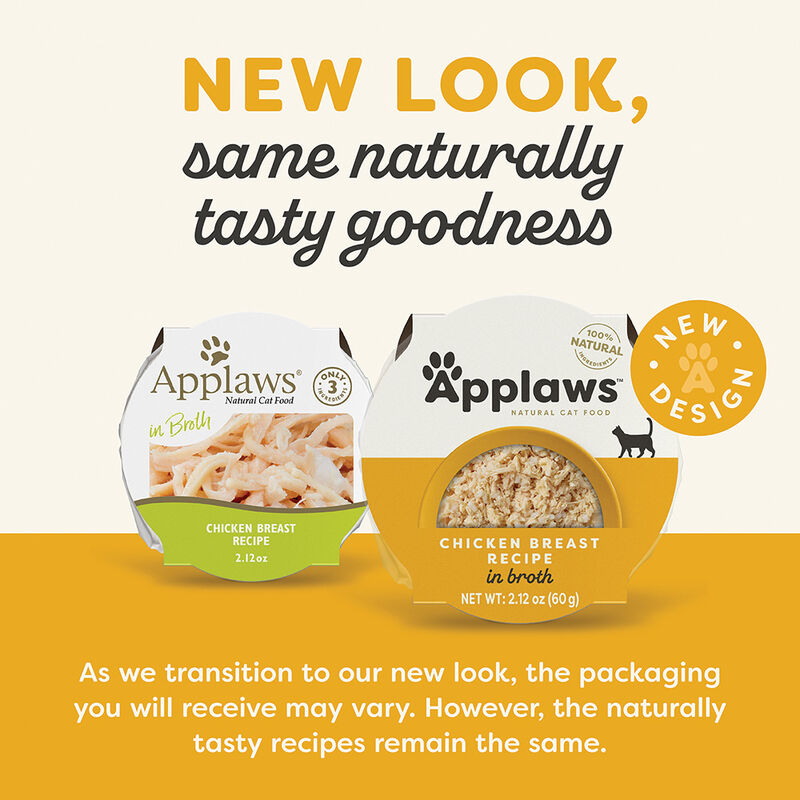 Applaws, Pot, Feline Adult - Chicken Breast in Broth - 60 g - Wet Cat Food image number null