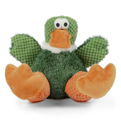 goDog Checkers Sitting Duck - Dog Toy
