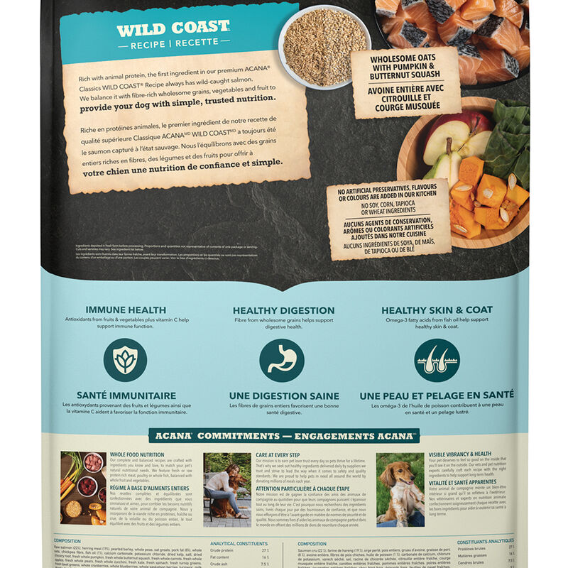 Acana, Dog Classics Wild Coast - Dry Dog Food image number null