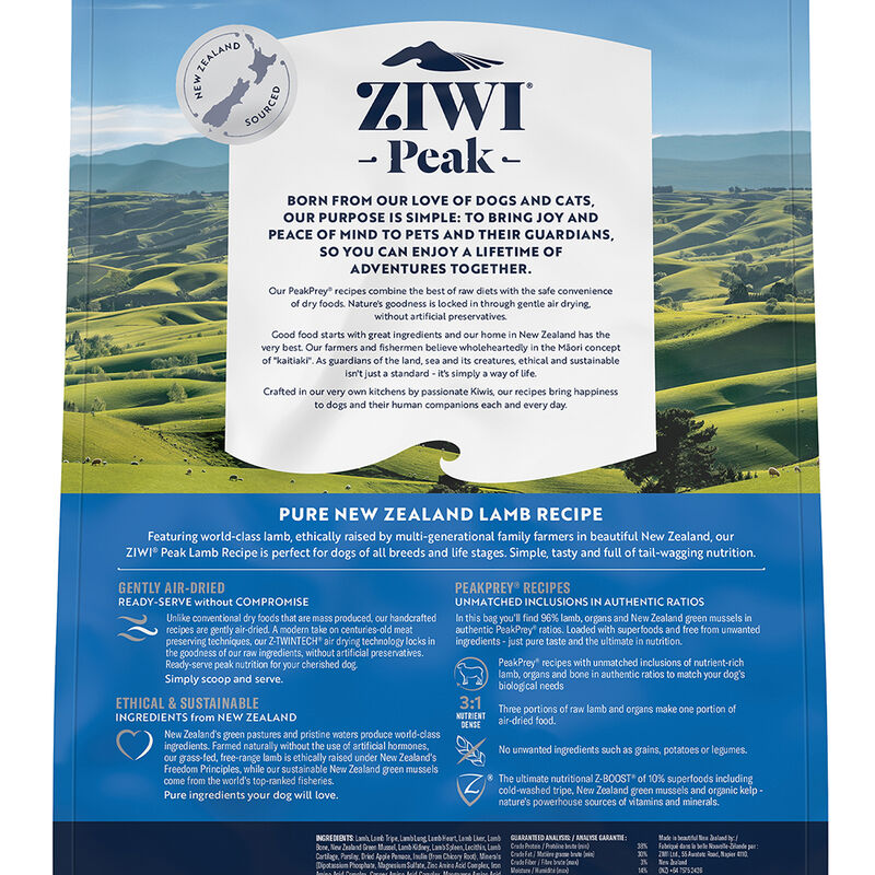 ZIWI, Air Dried Lamb image number null