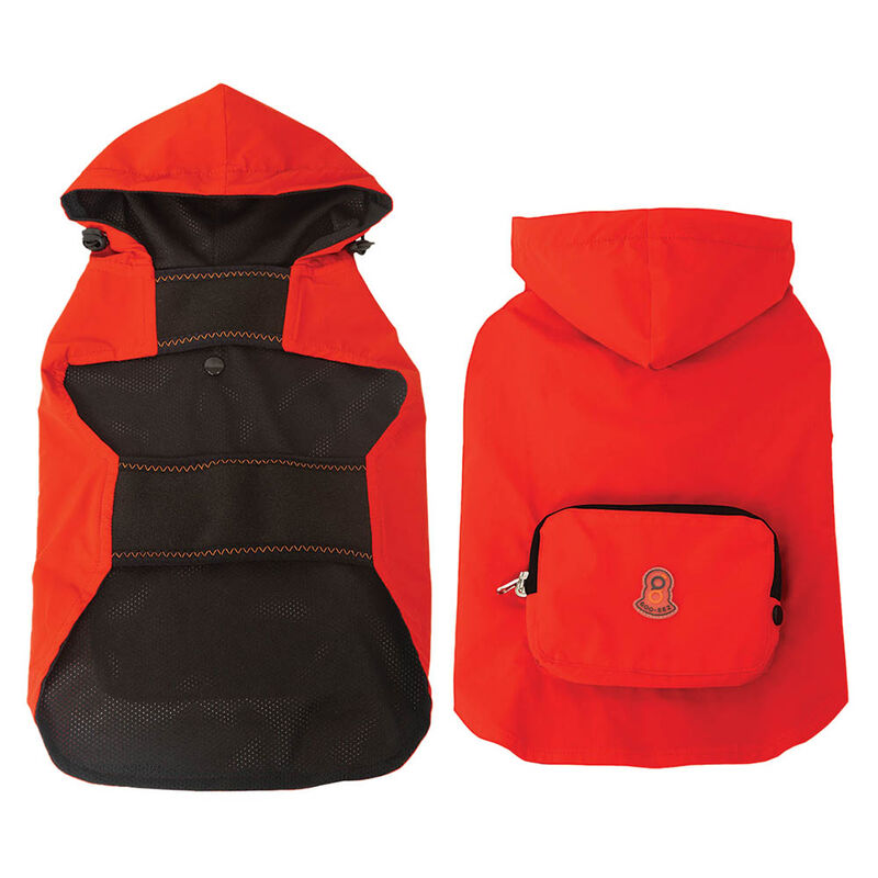 Hooded Rain Poncho - Red image number null