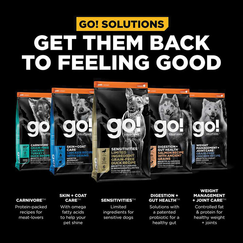GO! SOLUTIONS, SENSITIVITIES Limited Ingredient Grain Free Duck Recipe for dogs - Dry Dog Food image number null
