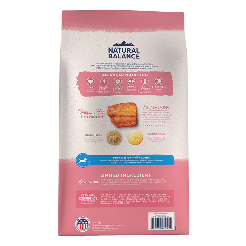 Natural Balance, Puppy - LID Salmon & Rice - Dry Dog Food image number null