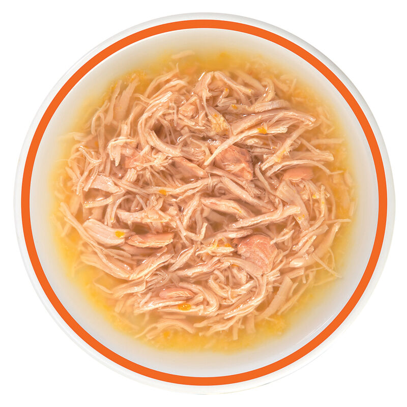 Catit, Pouch, Adult Feline - Divine Shreds - Chicken w/ Salmon & Pumpkin - 75 g image number null