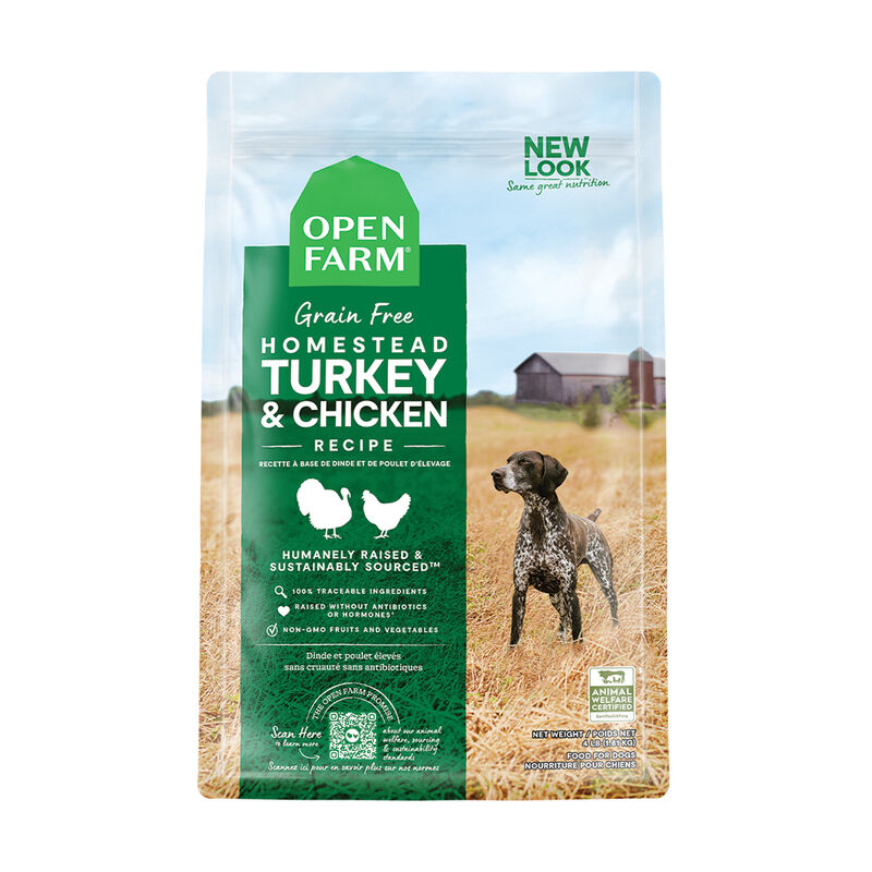 Open Farm, Homestead Turkey & Chicken - 1.81 kg - Dry Dog Food image number null