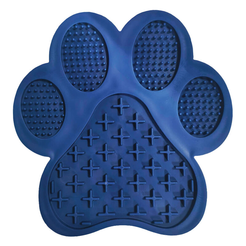 Ren's Pet Licking Pad - Blue Paw image number null
