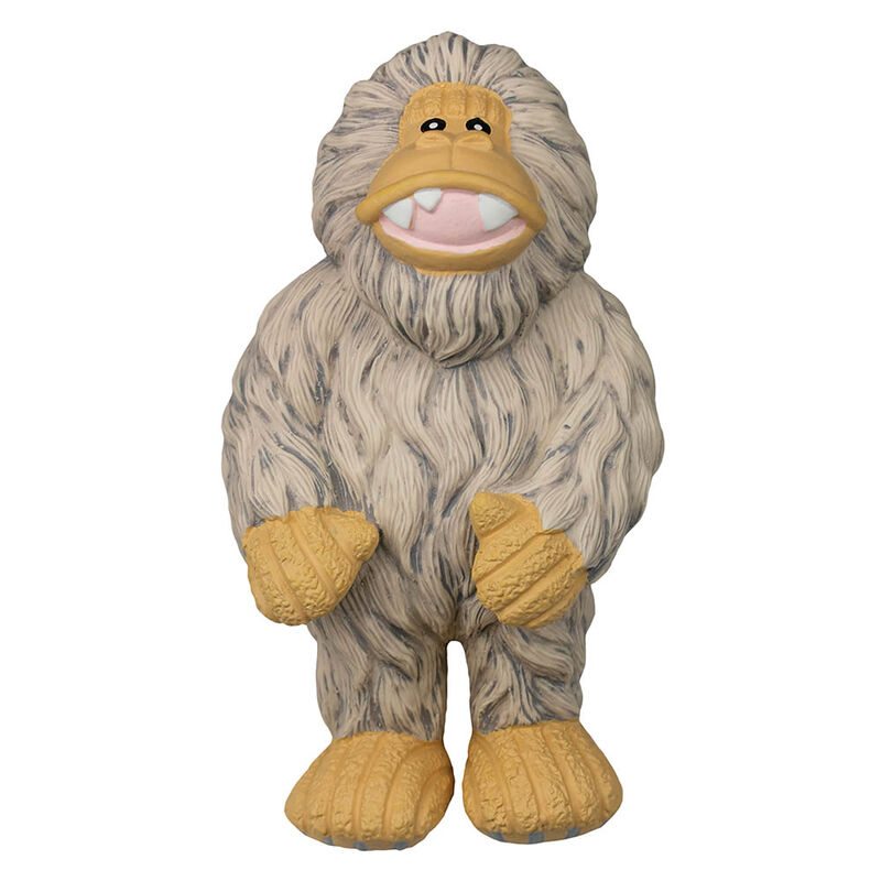 Tall Tails, Latex Yeti Squeaker Toy - 7" - Toss Dog Toy image number null