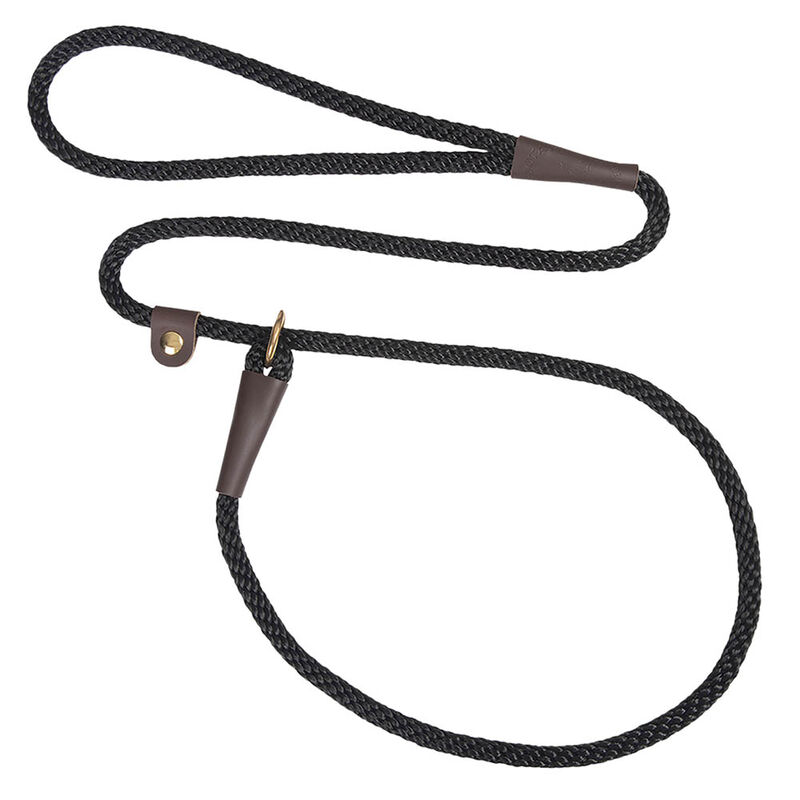 Mendota, Small Slip Lead - Black - 3/8" Width image number null