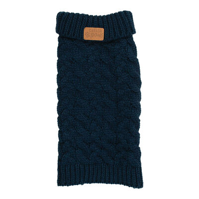 Canada Paws, Wool Sweater - Navy - Dog Sweater