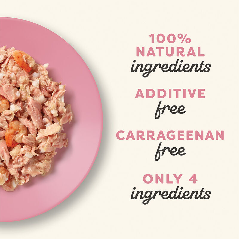 Applaws, Pot, Feline Adult - Tuna Fillet w/ Shrimp- 60 g - Wet Cat Food image number null