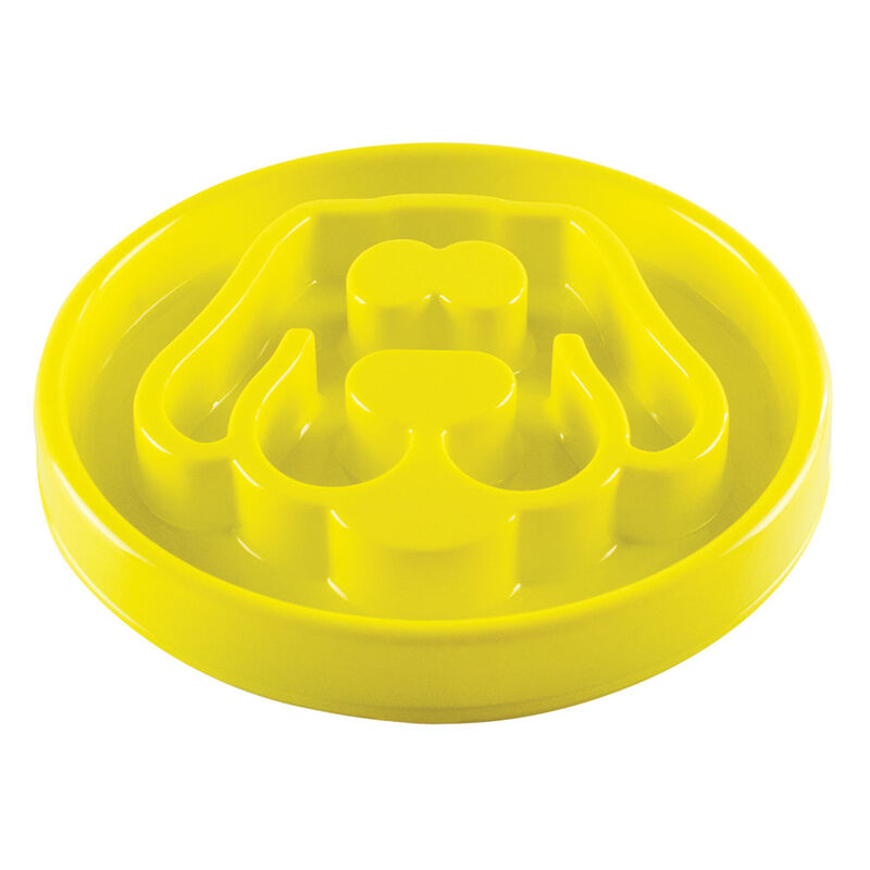 BeOneBreed, Dog, Slow Feeder - Yellow - Dog Auto Feeder image number null