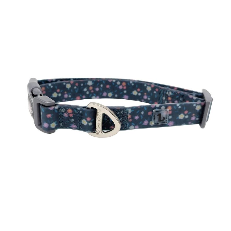 Dog Silicone Collar - Floral - M image number null