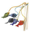 Dharma Dog Karma Cat, Wool Cat Teasers - Fish - Assorted Colours image number null