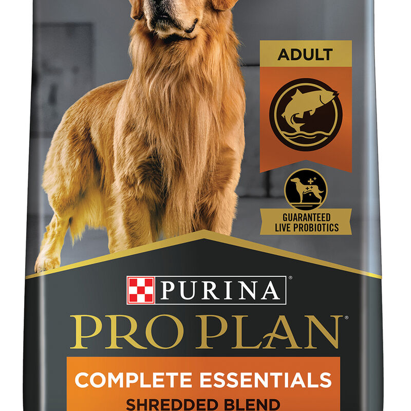 Purina Pro Plan Complete Essentials Shredded Blend Adult, Salmon & Rice Dry Dog Food 15kg image number null