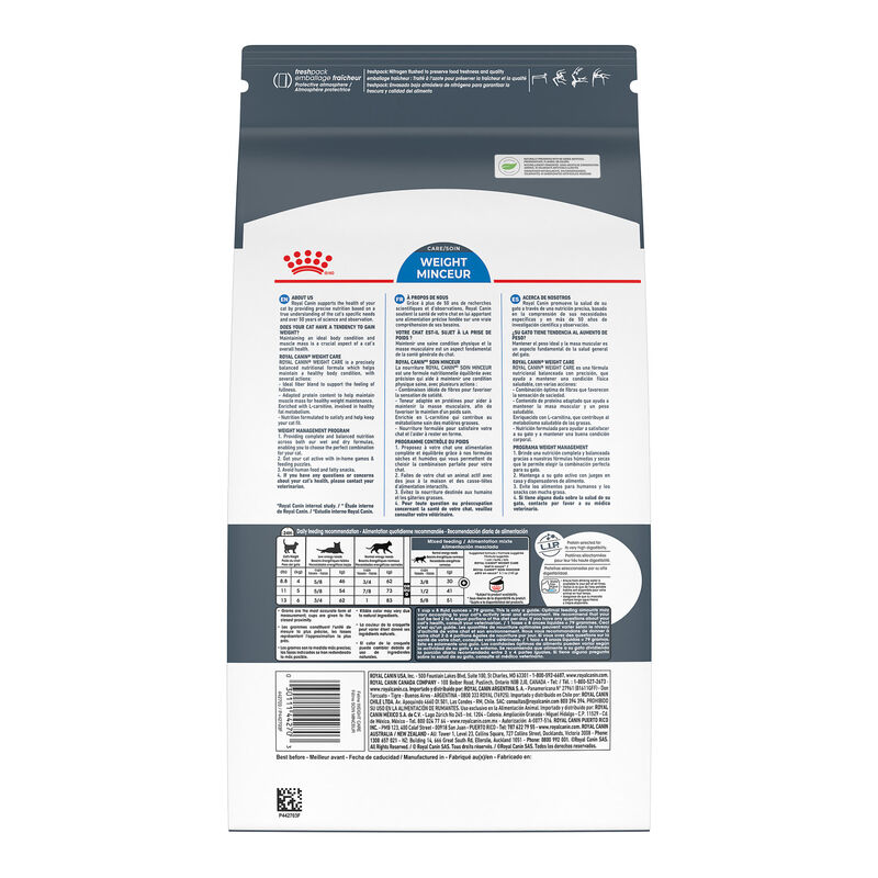 Royal Canin, Feline Care Nutrition Weight Care Adult Dry Food - Dry Cat Food image number null