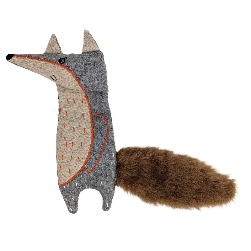 Zoom Pets, Recycled Wool Fox Plush - Dog Toy image number null