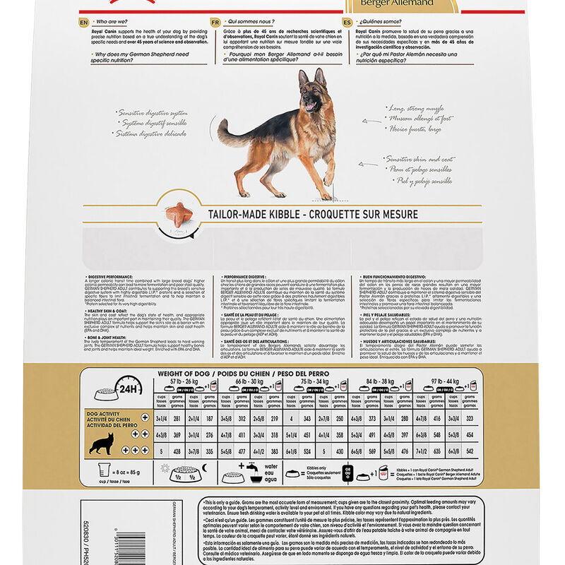 Royal Canin, Breed Health Nutrition German Shepherd Adult - Dry Dog Food image number null