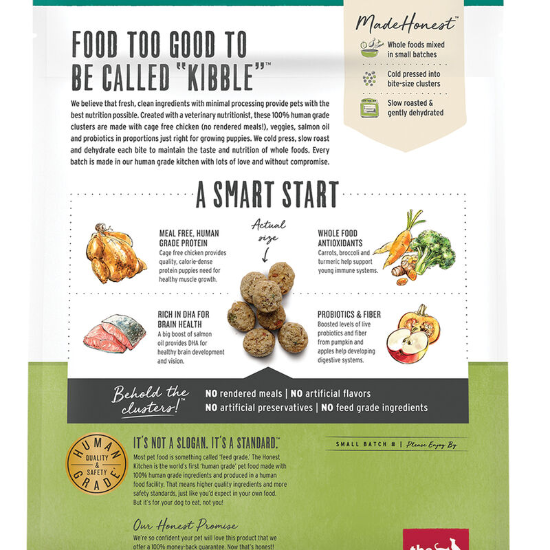 The Honest Kitchen, Puppy Grain Free Whole Food Clusters - Dry Dog Food image number null
