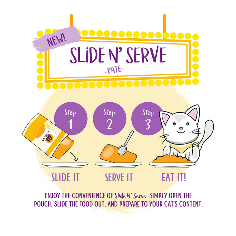 Weruva, Pouch Feline - The Slice Is Right - Salmon - 80 g - Pate - Wet Cat Food image number null